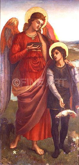Photo of "TOBIAS AND THE ANGEL, 1875" by EVELYN DE MORGAN