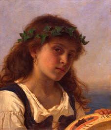 Photo of "A TAMBOURINE GIRL" by SOPHIE ANDERSON