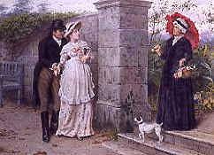 Photo of "A SURPRISE ENCOUNTER" by GEORGE GOODWIN KILBURNE