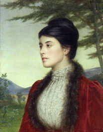 Photo of "A PORTRAIT OF MRS ERNEST CHAPLIN, 1887." by EDWARD C. CLIFFORD