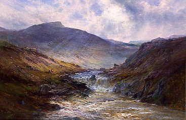 Photo of "THE BRANDER PASS TO LOCH AWE" by ALFRED DE BREANSKI