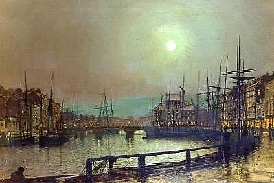 Photo of "WHITBY, YORKSHIRE, ENGLAND" by JOHN ATKINSON GRIMSHAW