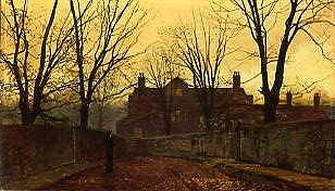 Photo of "UNDER THE BEECHES" by JOHN ATKINSON GRIMSHAW