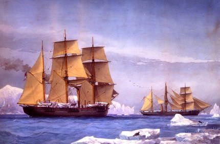 Photo of "H.M.S. ALERT AND DISCOVERY, ARCTIC EXPEDITION OF 1865/6" by WILLIAM FREDERICK MITCHELL