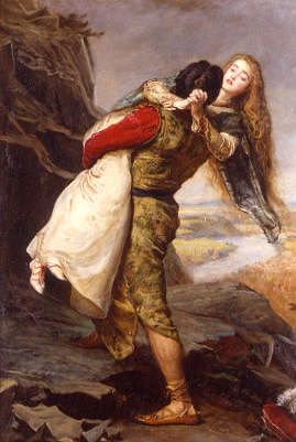 Photo of "THE CROWN OF LOVE, 1875" by SIR JOHN EVERETT MILLAIS