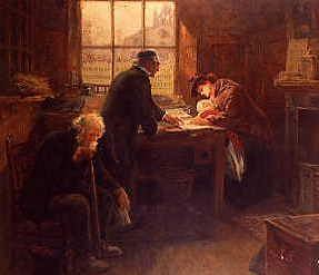 Photo of "REGISTERING THE BIRTH" by RALPH HEDLEY