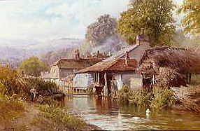 Photo of "THE MILL STREAM" by EDWARD HENRY (DEATH DATE HOLDER