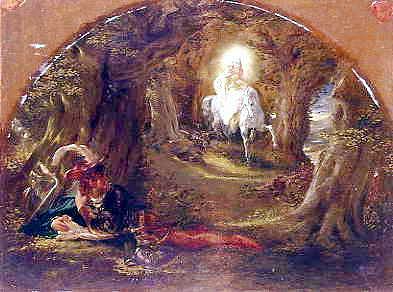 Photo of "THOMAS THE RHYMER AND THE QUEEN OF THE FAERIE" by SIR JOSEPH NOEL PATON