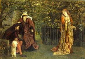 Photo of "SIR TRISTRAM AND QUEEN YSEULT, 1873" by MARIA SPARTALI STILLMAN