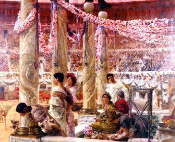Photo of "CARACALLA AND GETA, A BEAR FIGHT IN THE COLISEUM, 203AD" by SIR LAWRENCE ALMA-TADEMA