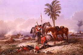 Photo of "THE BATTLE OF ALIWAL, 28.1.1846 THE DEATH OF CORNET BIGOE WILLIAMS." by ORLANDO NORIE