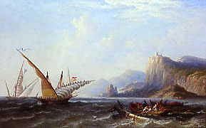 Photo of "THE ISLAND OF CAPRI, ITALY, 1848" by JOHN WILSON CARMICHAEL