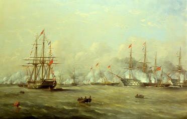 Photo of "REVIEW OF THE FLEET AT SPITHEAD BY H.M. QUEEN VICTORIA 23RD APRIL 1856" by ARTHUR WELLINGTON (OF RY FOWLES