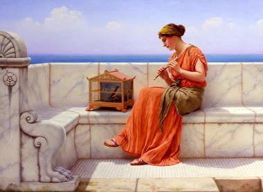 Photo of "A SONG WITHOUT WORDS." by JOHN WILLIAM GODWARD