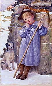 Photo of "DICK THE SHEPHERD,1902" by EDWARD ROBERT HUGHES