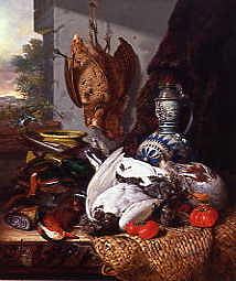 Photo of "STILL LIFE WITH GAME AND A RHENISH JUG" by EDWARD LADELL