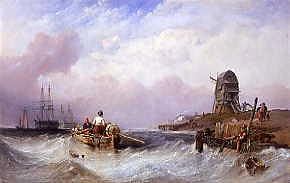 Photo of "THE MOUTH OF THE SCHELDT, 1835." by WILLIAM CLARKSON STANFIELD