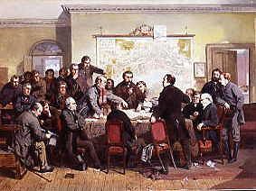Photo of "A VESTRY MEETING, SOMETHING WRONG WITH THE ACCOUNTS" by JOHN (ACTIVE 1846-1875) RITCHIE