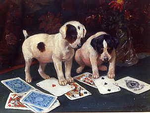 Photo of "POKER" by GEORGE DERVILLE ROWLANDSON