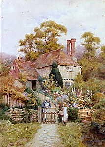Photo of "A WEST SUSSEX COTTAGE" by THOMAS NICHOLSON TYNDALE