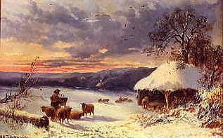 Photo of "SNOWY PASTURES, 1881" by WALTER WALLOR CAFFYN