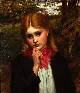 Photo of "A YOUNG COUNTRY GIRL, 1870" by CHARLES SILLEM LIDDERDALE