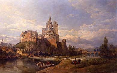 Photo of "LIMBURG ON THE LAHN, NASSAU, GERMANY, 1867" by GEORGE CLARKSON STANFIELD