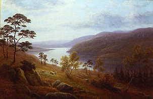 Photo of "THE THREE REACHES OF ULLSWATER FROM THE HILLS, WESTMORLAND" by WILLIAM MELLOR