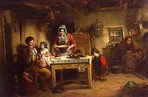 Photo of "HOME AND THE HOMELESS, 1856" by THOMAS FAED