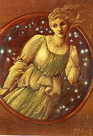 Photo of "THE NYMPH OF THE STARS, C.1888" by SIR EDWARD COLEY BURNE-JONES