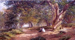Photo of "RESTING IN A WOOD." by ALFRED WILSON COX