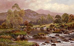 Photo of "VIEW OF THE LLEDR VALLEY, NR. DOLWYDELLAN, N. WALES" by WILLIAM HENRY MANDER