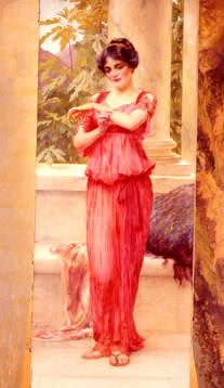 Photo of "ON THE BALCONY, 1914" by WILLIAM CLARK WONTNER