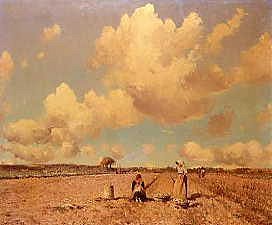 Photo of "POTATO PICKERS" by WILLIAM PAGE ATKINSON WELLS