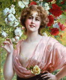 Photo of "AMONGST THE ROSES" by EMILE VERNON