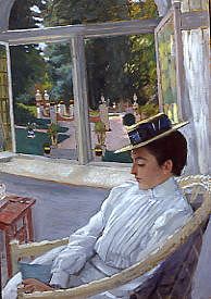 Photo of "BY THE WINDOW." by JACQUES JOSEPH TISSOT