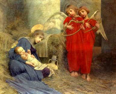 Photo of "ANGELS AND HOLY CHILD" by MARIANNE STOKES