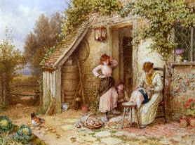 Photo of "LACEMAKERS." by MYLES BIRKET FOSTER