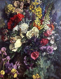 Photo of "STILL LIFE OF FLOWERS, 1927" by WALTER JOHN JAMES