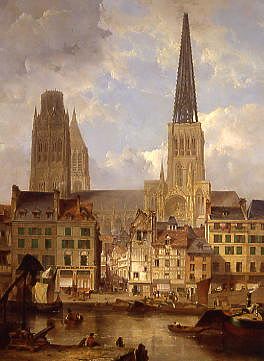 Photo of "ROUEN CATHEDRAL, FRANCE, 1836" by WILLIAM CLARKSON STANFIELD