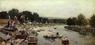 Photo of "THE REGATTA, HENLEY ON THAMES, ENGLAND" by JACQUES JOSEPH TISSOT