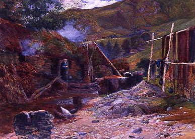 Photo of "A CROFT BY THE SEA" by WILLIAM HENRY MILLAIS