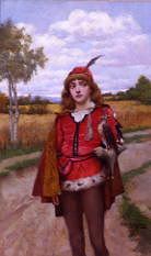 Photo of "THE YOUNG FALCONER" by WILLIAM A. BREAKSPEARE