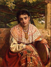 Photo of "FELICIANA, A SPANISH GYPSY, 1876" by JOHN BAGNOLD BURGESS