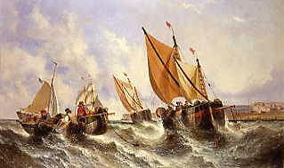 Photo of "COLLECTING LOBSTER POTS" by WILLIAM CALCOTT (ACTIVE KNELL