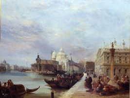 Photo of "LOOKING TOWARDS THE SALUTE FROM THE PIAZETTA" by EDWARD PRITCHETT