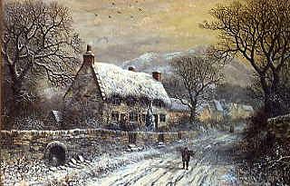 Photo of "COTTAGES AT DULCOTE, SOMERSET, ENGLAND, 1874" by CHARLES LEAVER