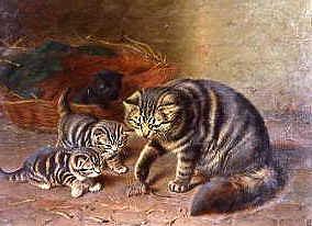 Photo of "THEIR FIRST MOUSE." by HORATIO HENRY COULDERY