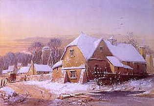 Photo of "VILLAGE IN THE SNOW" by JOHN KNOX