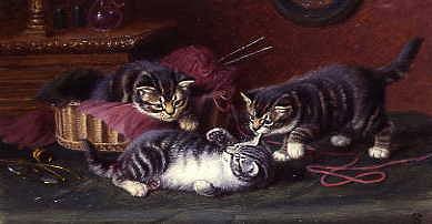 Photo of "KITTENS AT PLAY" by HORATIO HENRY COULDERY